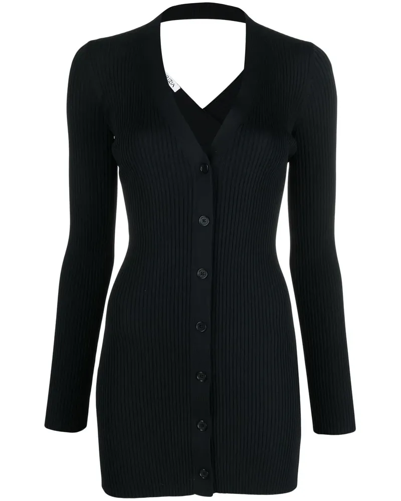 KRIZIA Gestricktes Kleid - Schwarz Schwarz