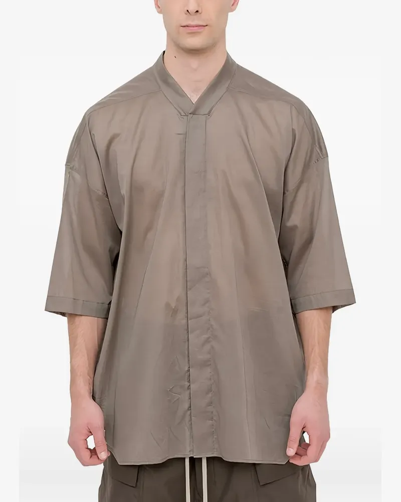 Rick Owens Jumbo Faun shirt - Braun Braun