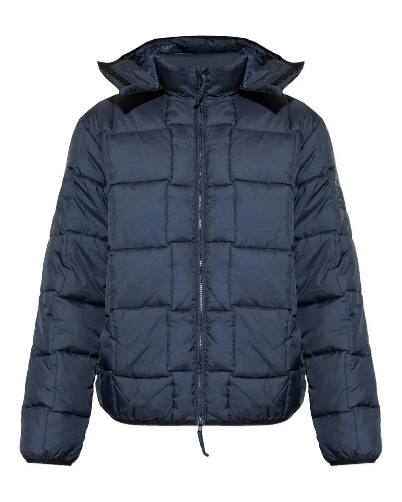 EA7 hooded padded jacket - Blau Blau