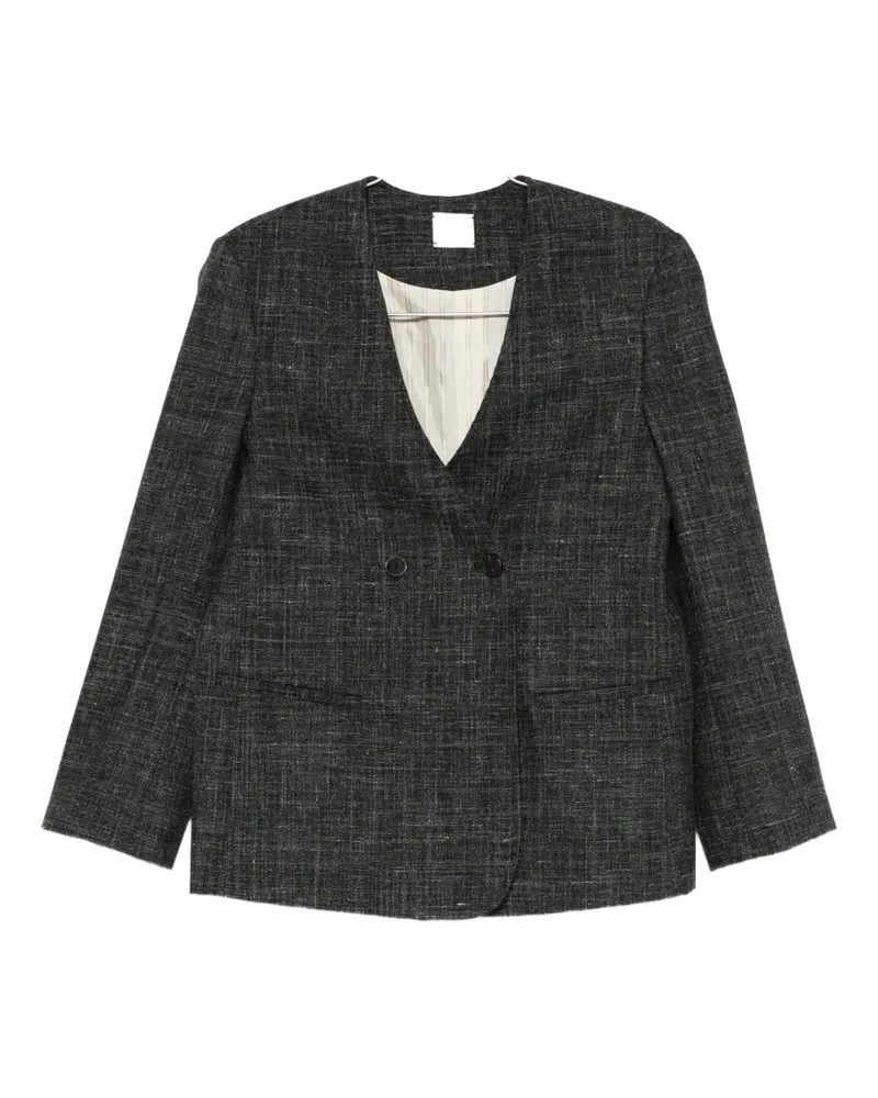 ALYSI double-breasted blazer - Schwarz Schwarz