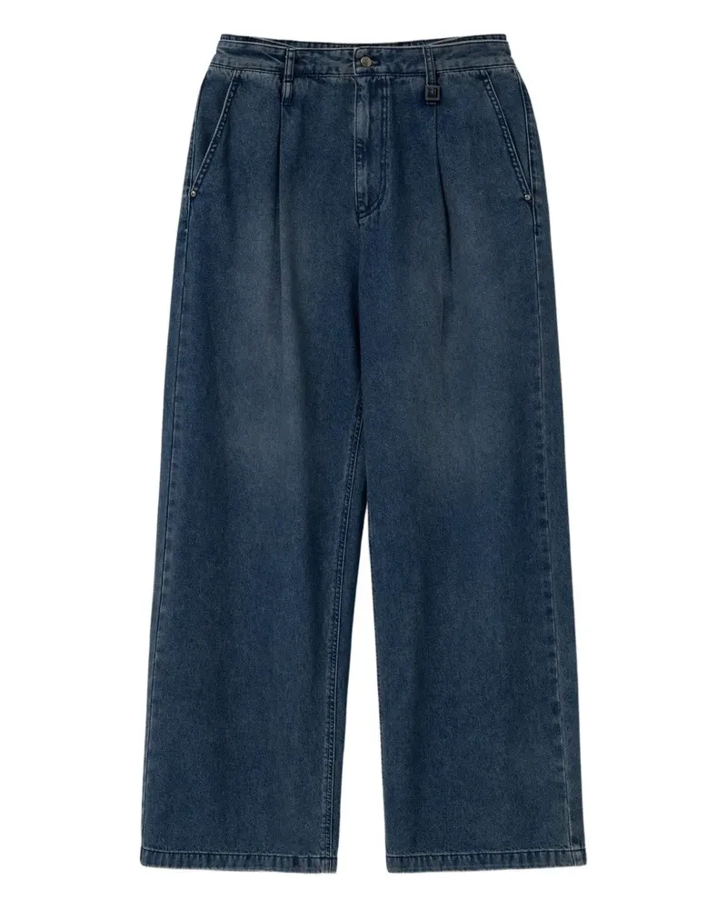 Wooyoungmi pleated baggy jeans - Blau Blau