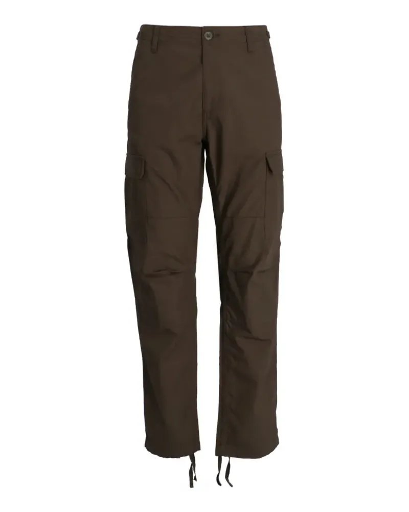 Carhartt WIP Halbhohe Cargohose - Grün Grün