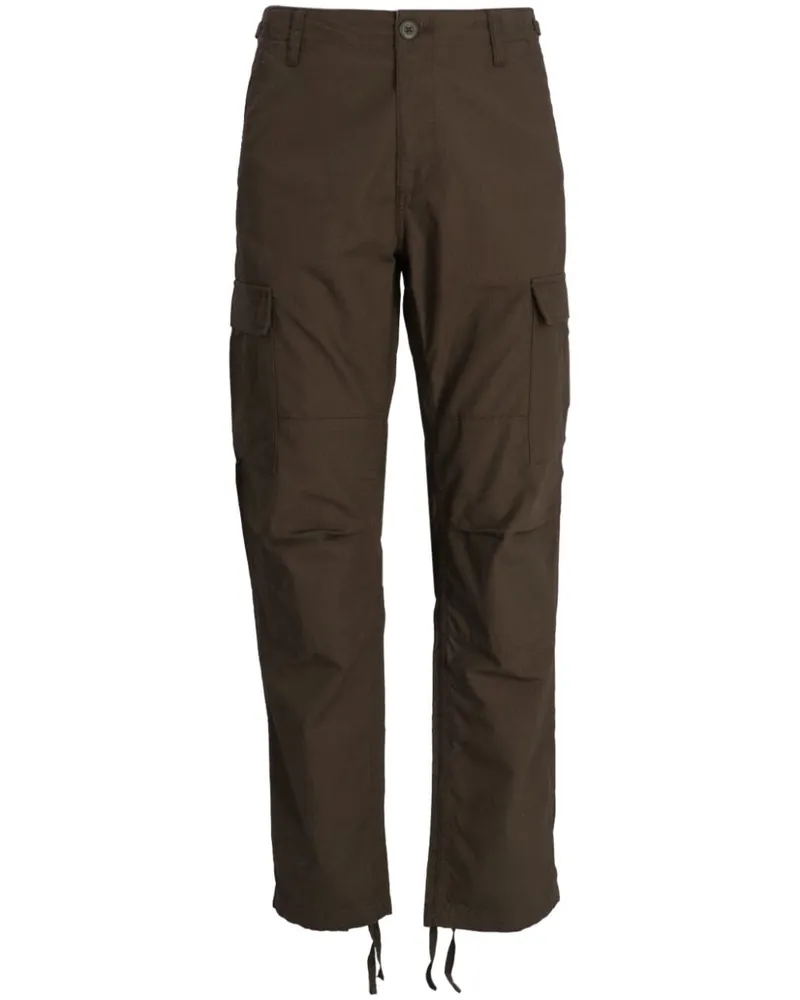 Carhartt WIP Halbhohe Cargohose - Braun Braun