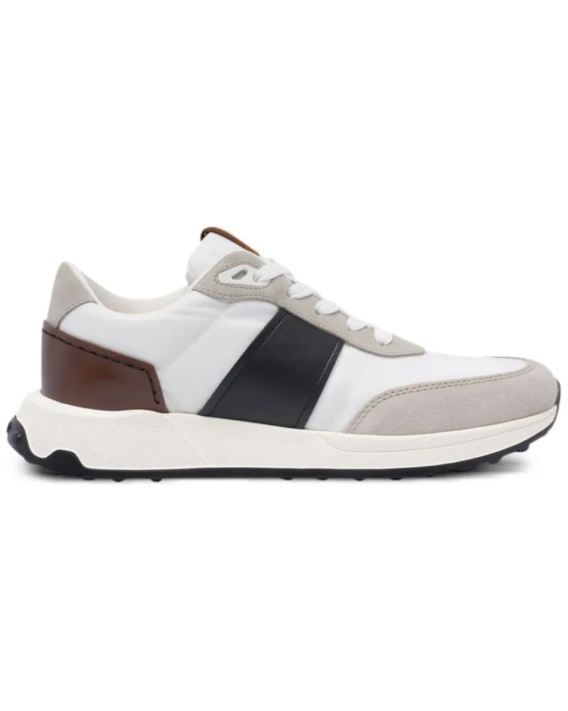TOD'S Sneakers in Colour-Block-Optik - Weiß Weiß