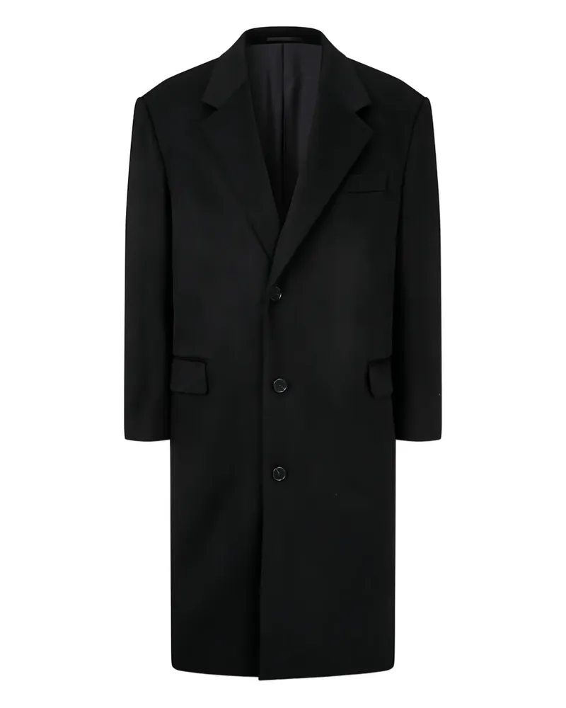 ManOnTheBoon button coat - Schwarz Schwarz
