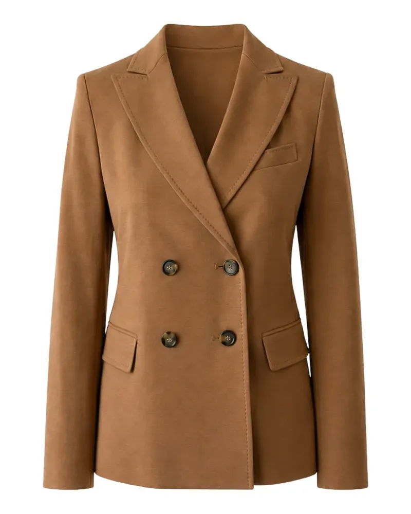 Max Mara Doppelreihiges Sakko - Braun Braun