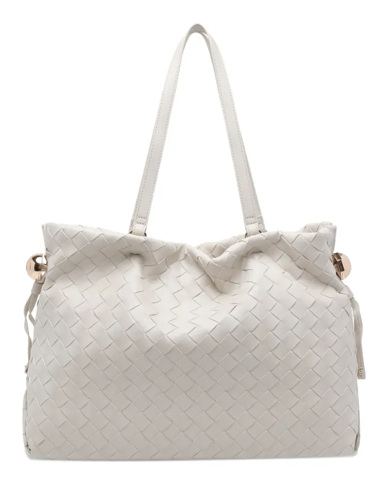 Liu Jo woven tote bag - Weiß Weiß