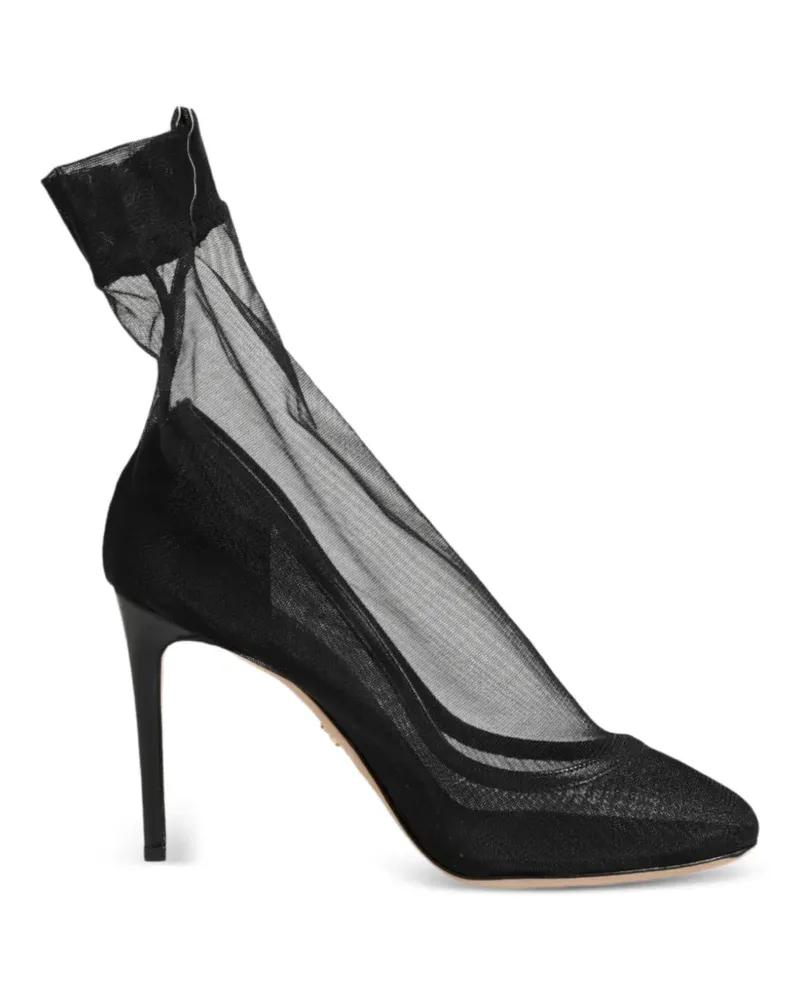 Dolce & Gabbana Pumps mit Mesh-Einsatz - Weiß Weiß