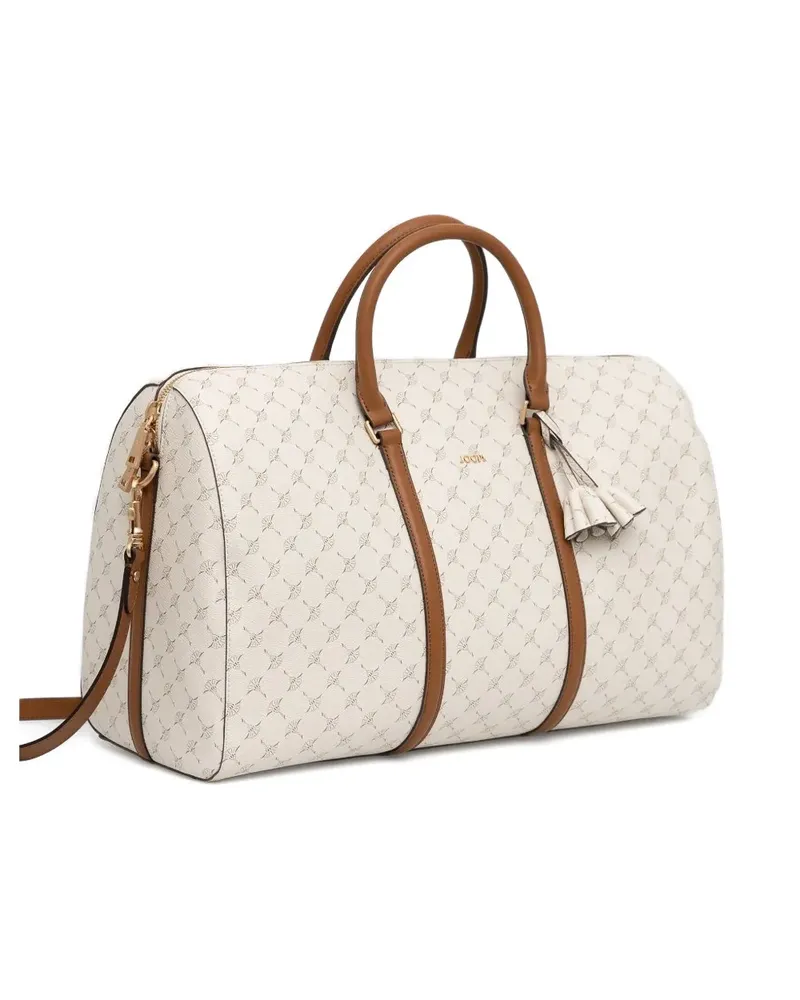 JOOP! Reisetasche mit Kornblumen-Monogramm - Weiß Weiß