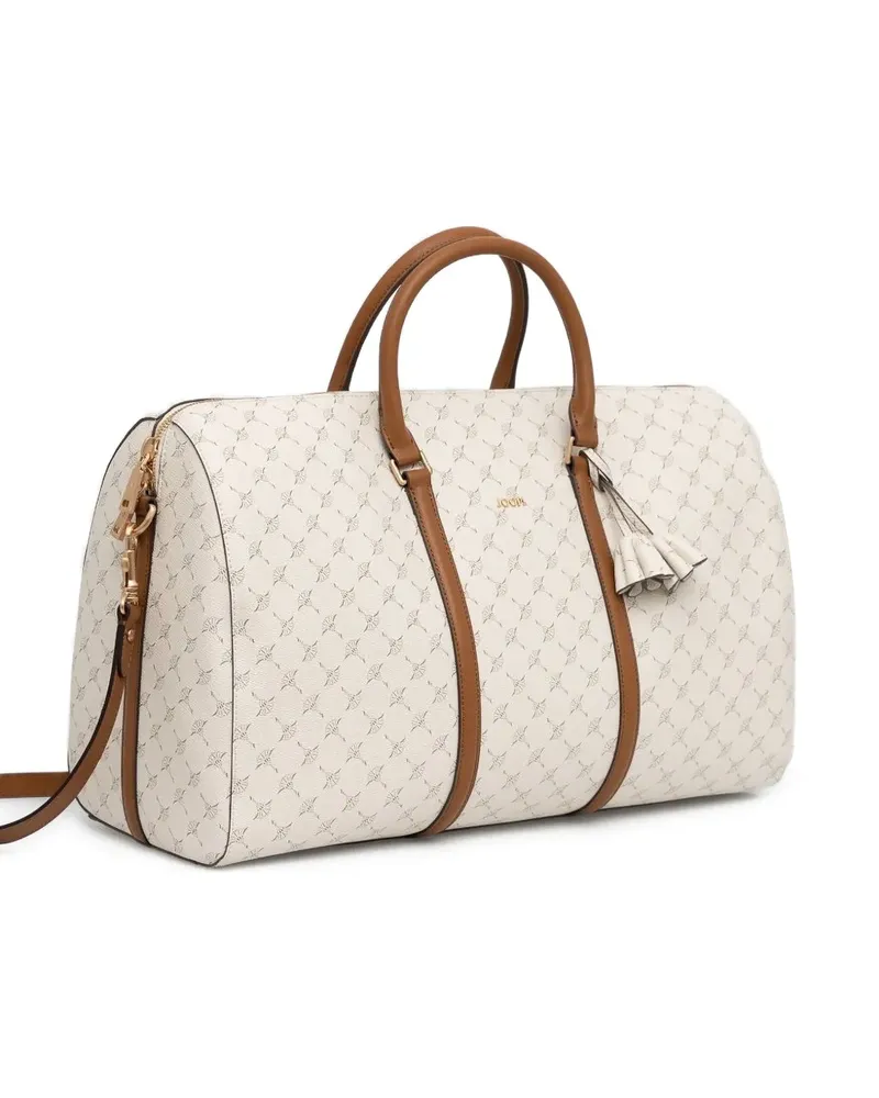 JOOP! Reisetasche mit Kornblumen-Monogramm - Weiß Weiß