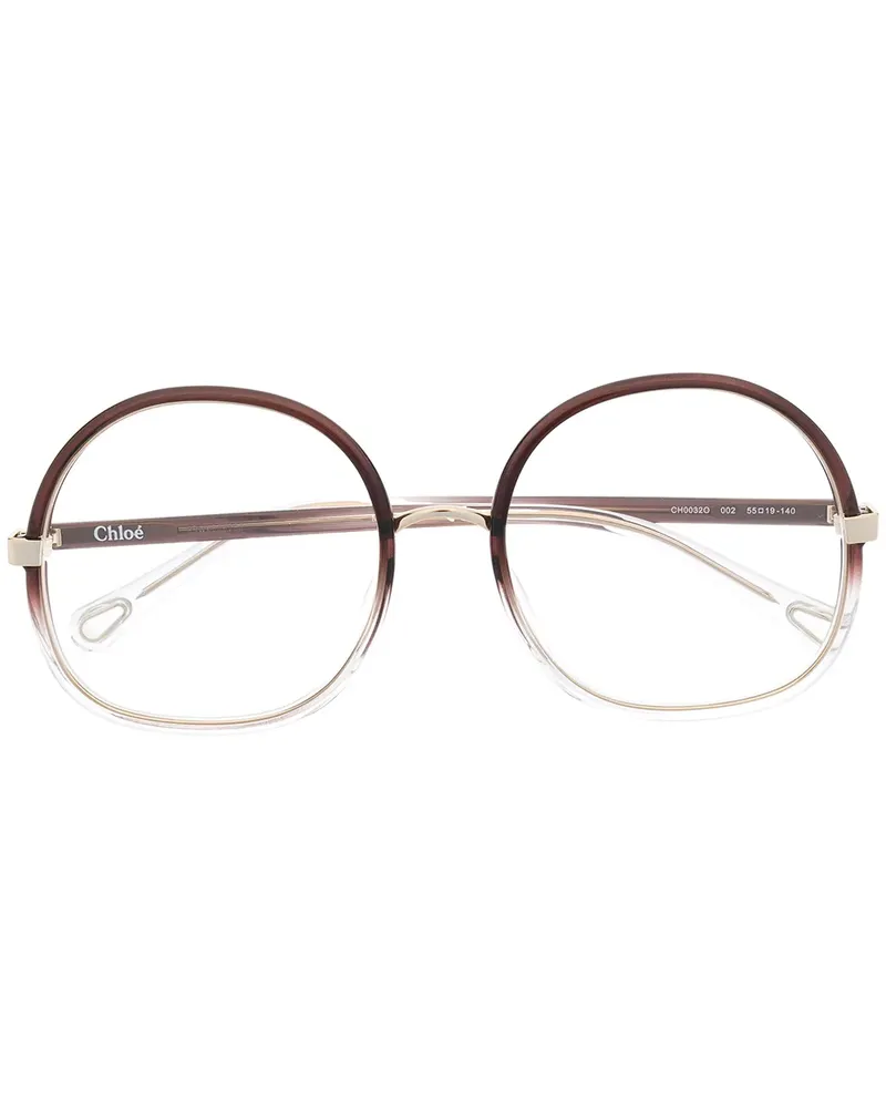 Chloé Sonnenbrille mit Farbverlauf - Nude Nude