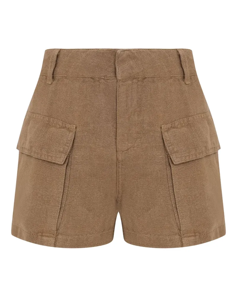 Osklen Cargo-Shorts aus Leinen - Braun Braun