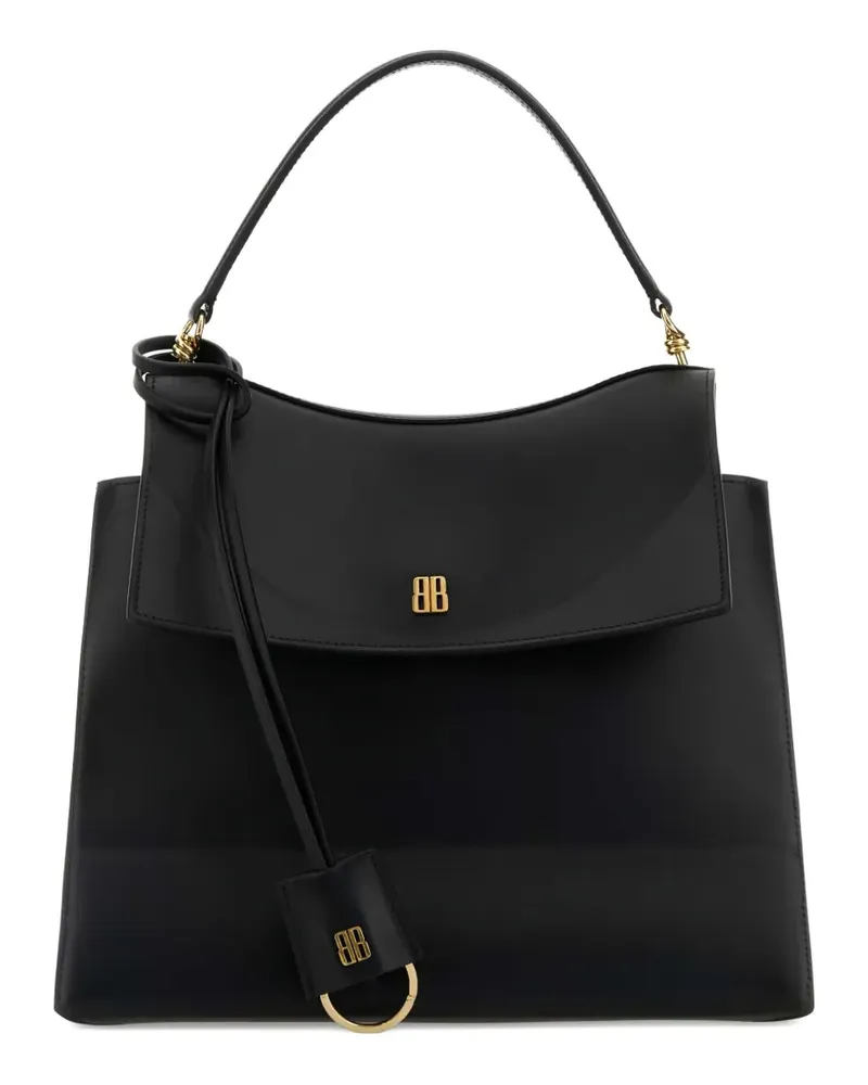 Balenciaga Mittelgroße Nano Handtasche - Schwarz Schwarz