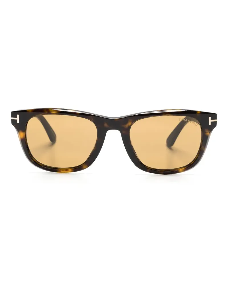 Tom Ford Kendel Sonnenbrille mit eckigem Gestell - Braun Braun