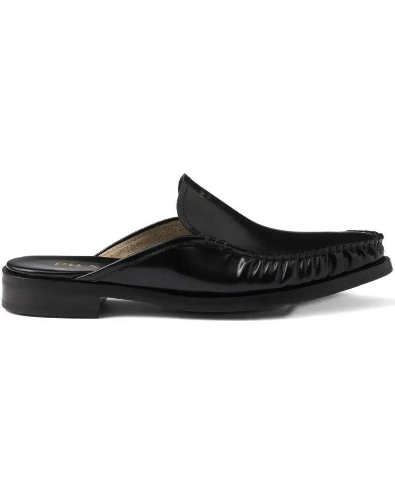 Prada Klassische Mules - Schwarz Schwarz