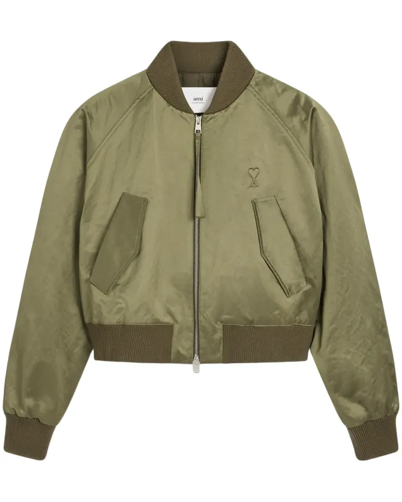 AMI Paris Ami de Coeur Bomberjacke - Grün Grün