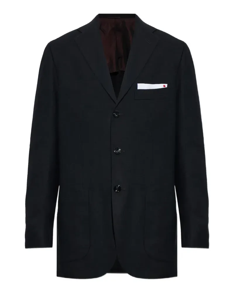 Kiton cashmere blazer - Schwarz Schwarz