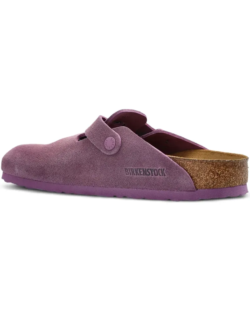 Birkenstock Boston Mules aus Wildleder - Violett Violett