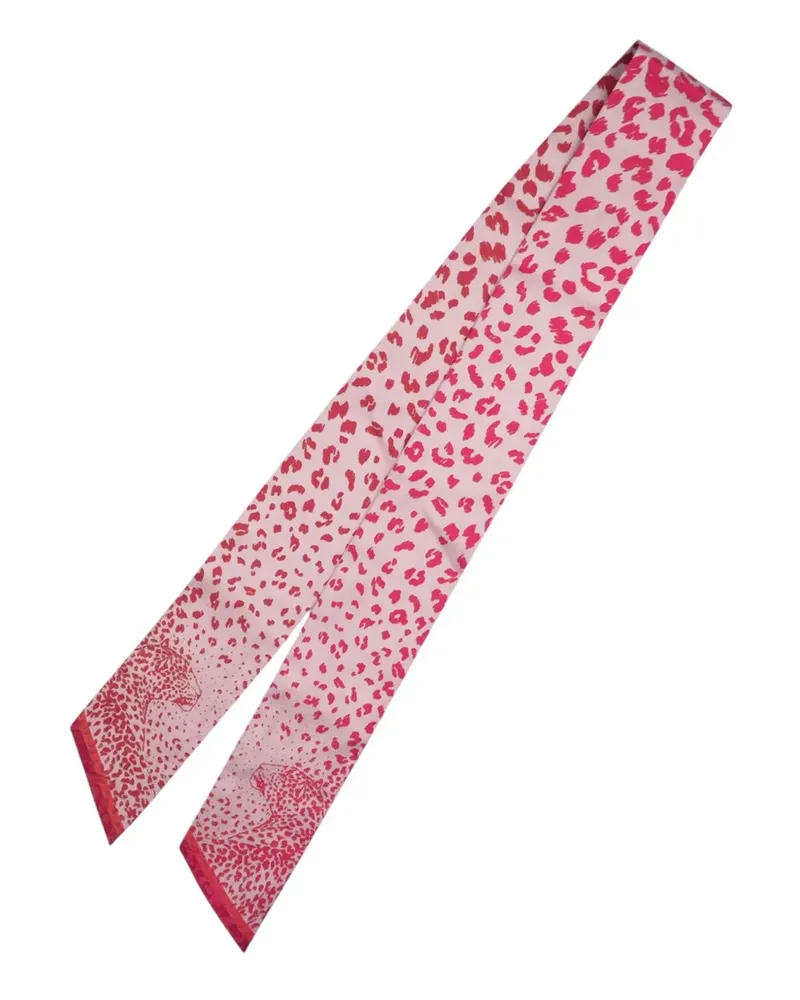 Cartier 2017-2026 Panthere Bandeau Schal aus Seide - Rosa Rosa