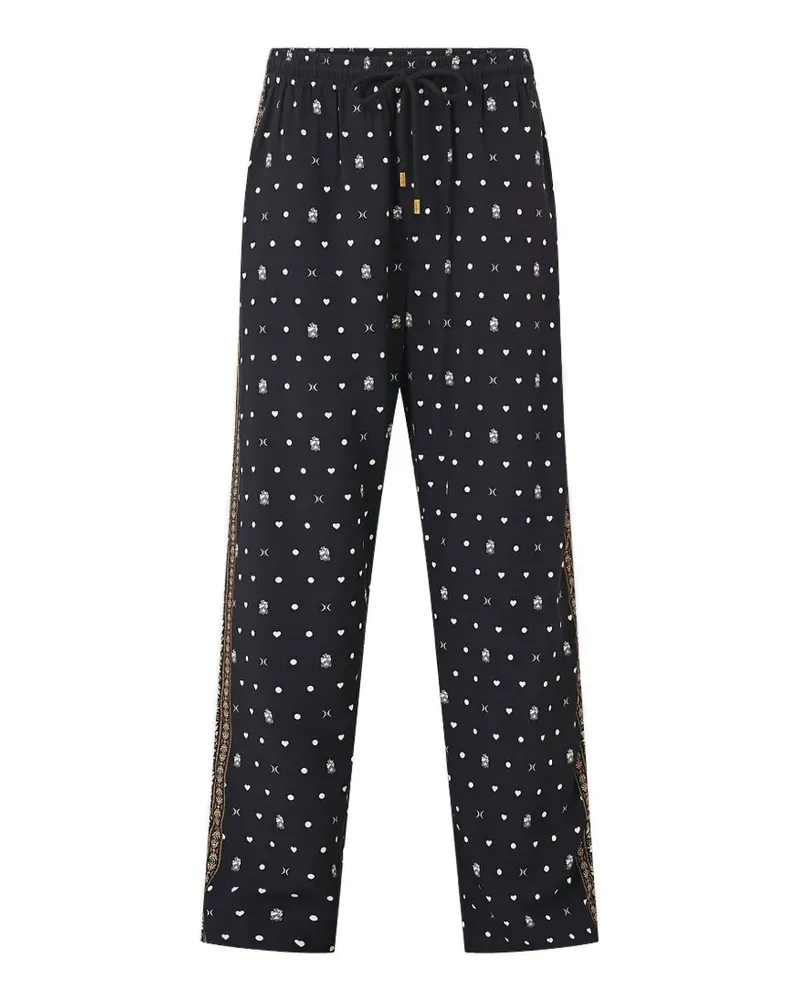 Camilla Flamenco Folklore Lounge printed drawstring trousers - Blau Blau