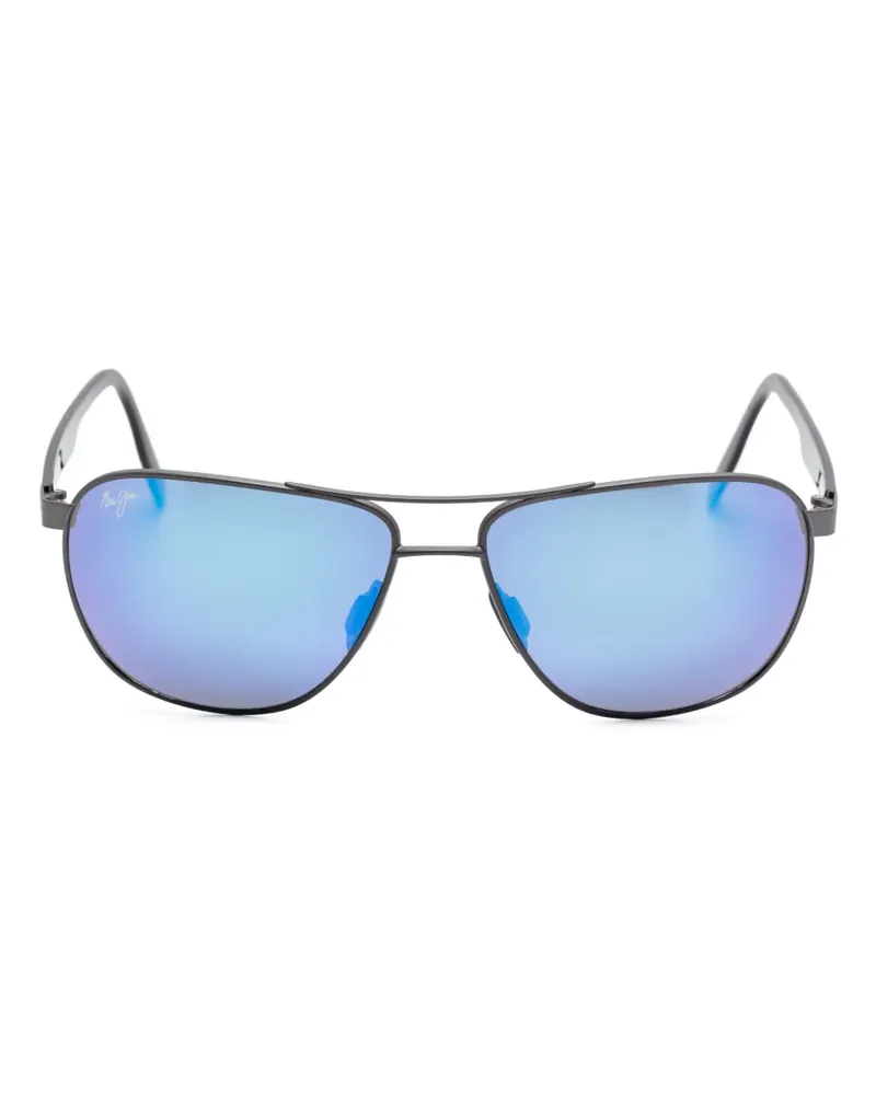 Maui Jim Castles Sonnenbrille - Schwarz Schwarz