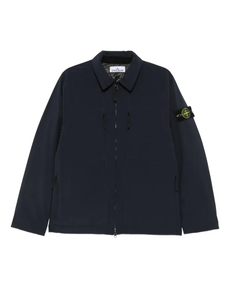 Stone Island Jacke mit Reißverschluss - Blau Blau