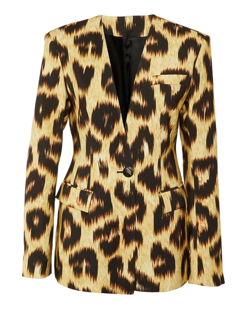 ATTICO Sakko mit Leopardenprint - Nude Nude