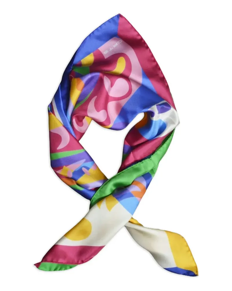 Etro abstract-print scarf - Nude Nude