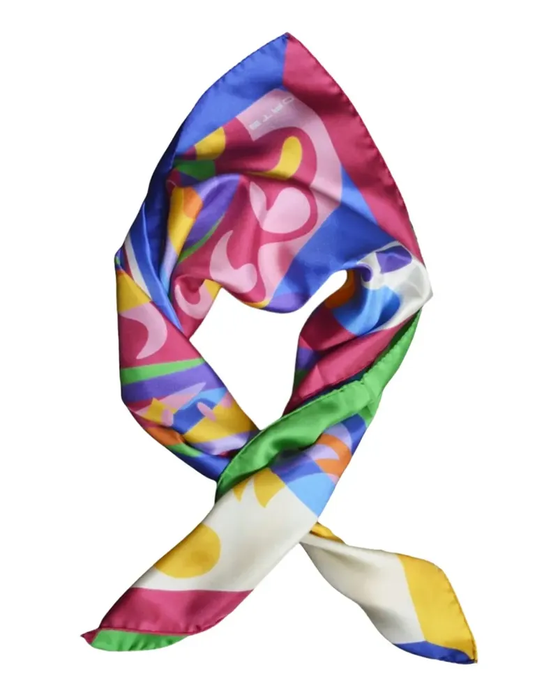 Etro abstract-print scarf - Nude Nude