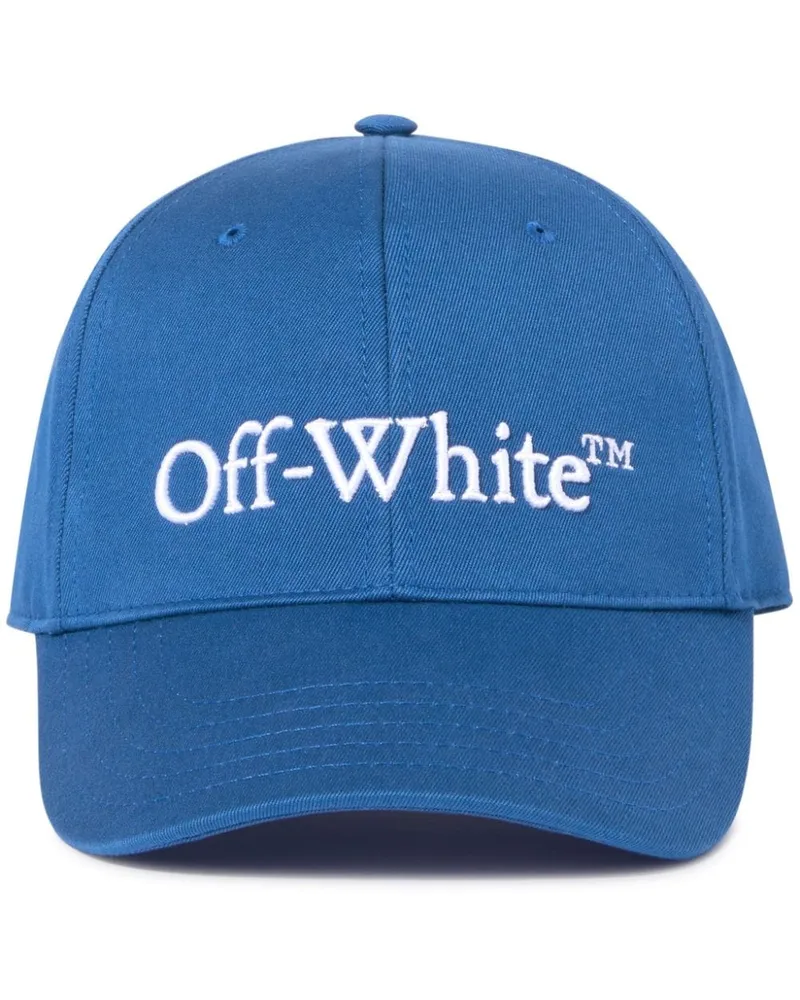 OFF-WHITE Baseballkappe mit Logo-Stickerei Blau