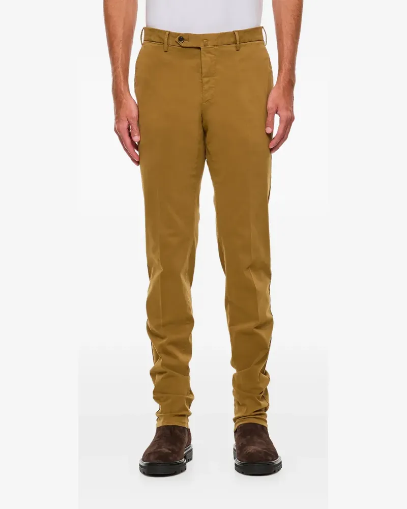 PT TORINO Hose mit Knopfverschluss - Braun Braun