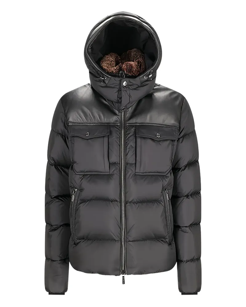 MOORER Gesteppte Alarick-PEH Jacke - Schwarz Schwarz