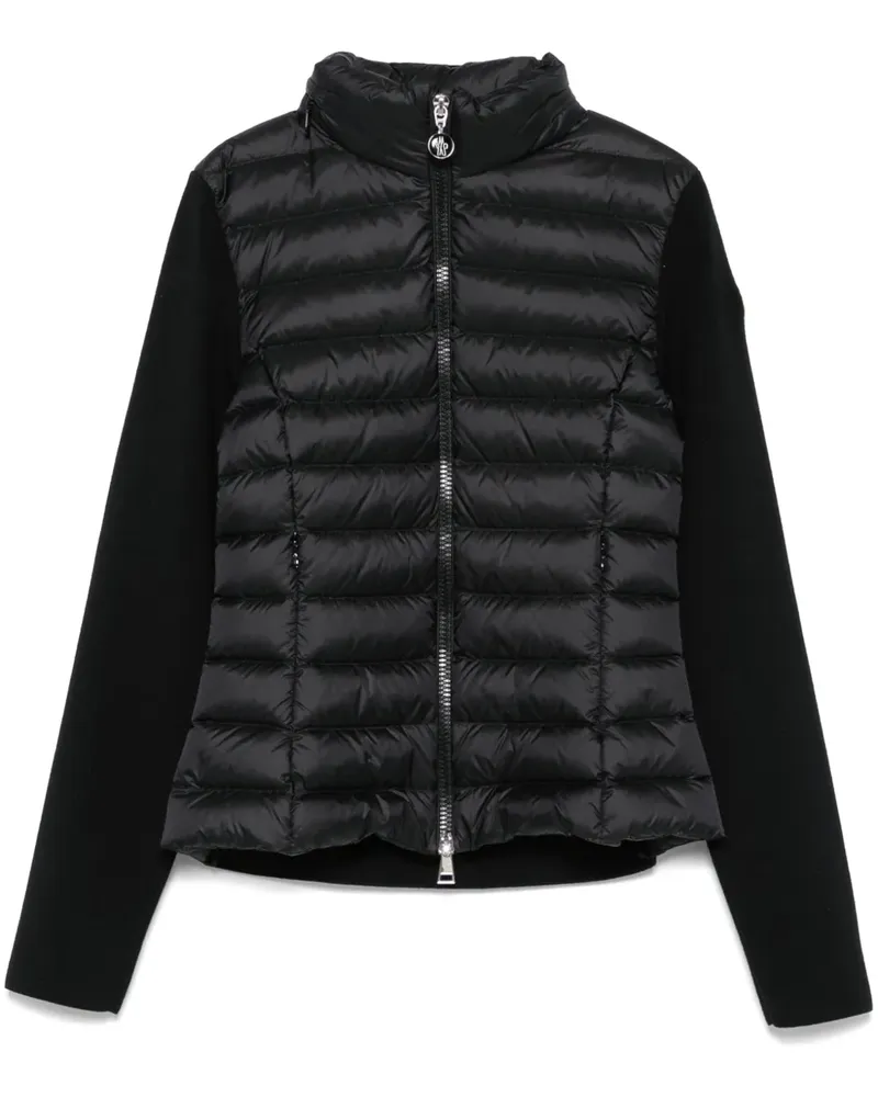 Moncler Gefütterte Jacke - Schwarz Schwarz