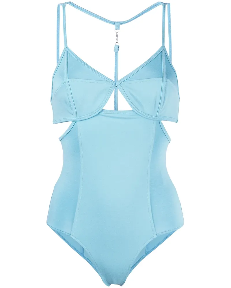 REMAIN Body mit Cut-Outs - Blau Blau