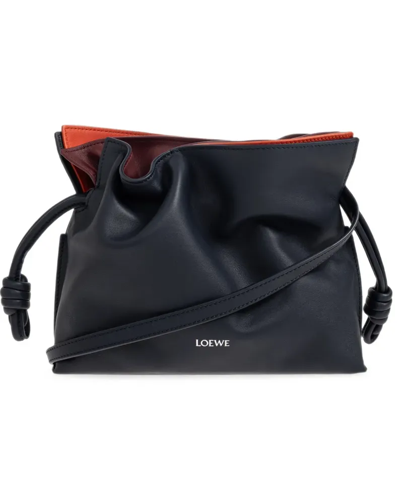 Loewe Mini Flamenco Umhängetasche - Blau Blau