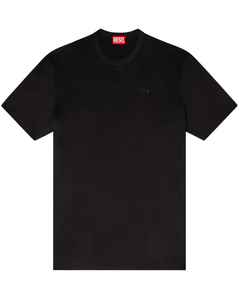 Diesel T-Adjust-Slits-R17 T-Shirt - Schwarz Schwarz