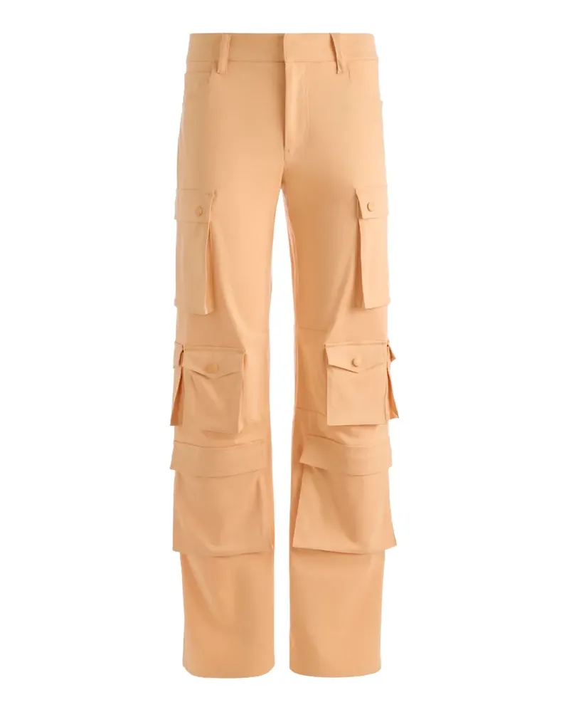 Alice + Olivia Olympia cargo-pockets trousers - Orange Orange