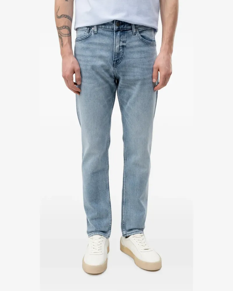 HUGO BOSS light-wash tapered-leg jeans - Blau Blau