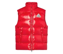 Daunenweste mit Logo - Rot