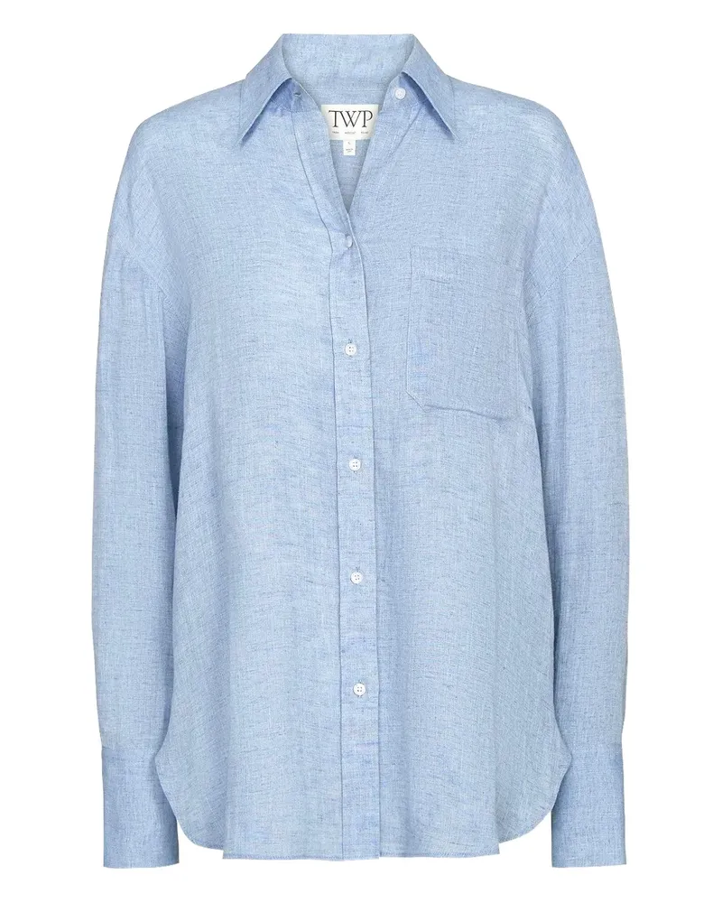 TWP Big Joe pocket shirt - Blau Blau