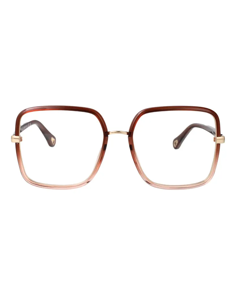 Chloé square-frame glasses - Braun Braun