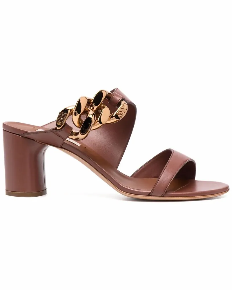 Casadei Sandalen mit Zierkette - Braun Braun