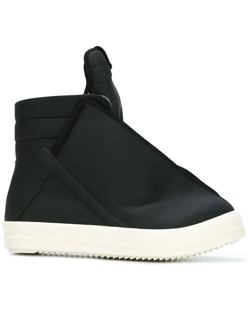 DRKSHDW by Rick Owens High-Top-Sneakers mit langer Lasche - Schwarz Schwarz