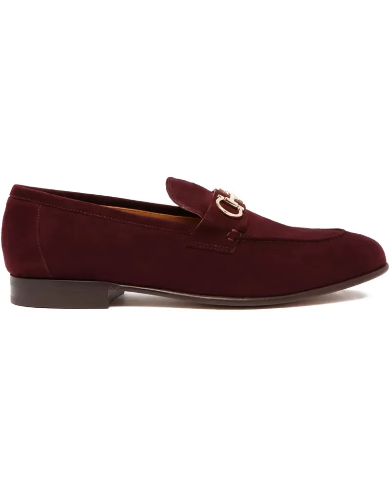 Ferragamo Loafer mit Gancini-Spange - Rot Rot