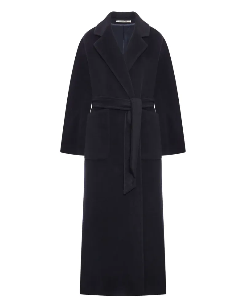 Tagliatore Mantel mit Gürtel - Blau Blau