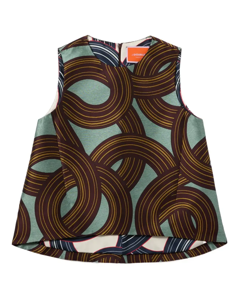 La DoubleJ La Scala Top - Blau Blau