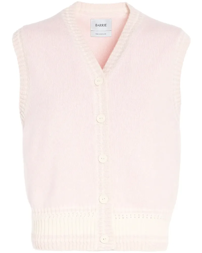 Barrie Cardigan aus Kaschmir - Rosa Rosa