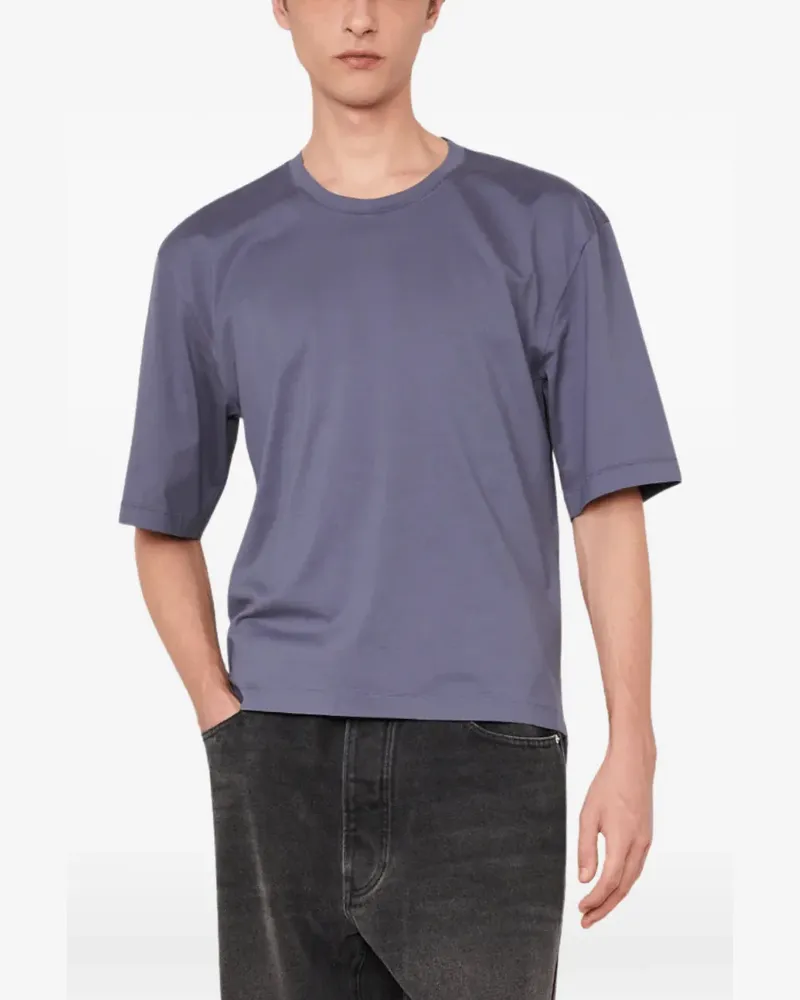 Officine Generale T-Shirt mit rundem Ausschnitt - Blau Blau