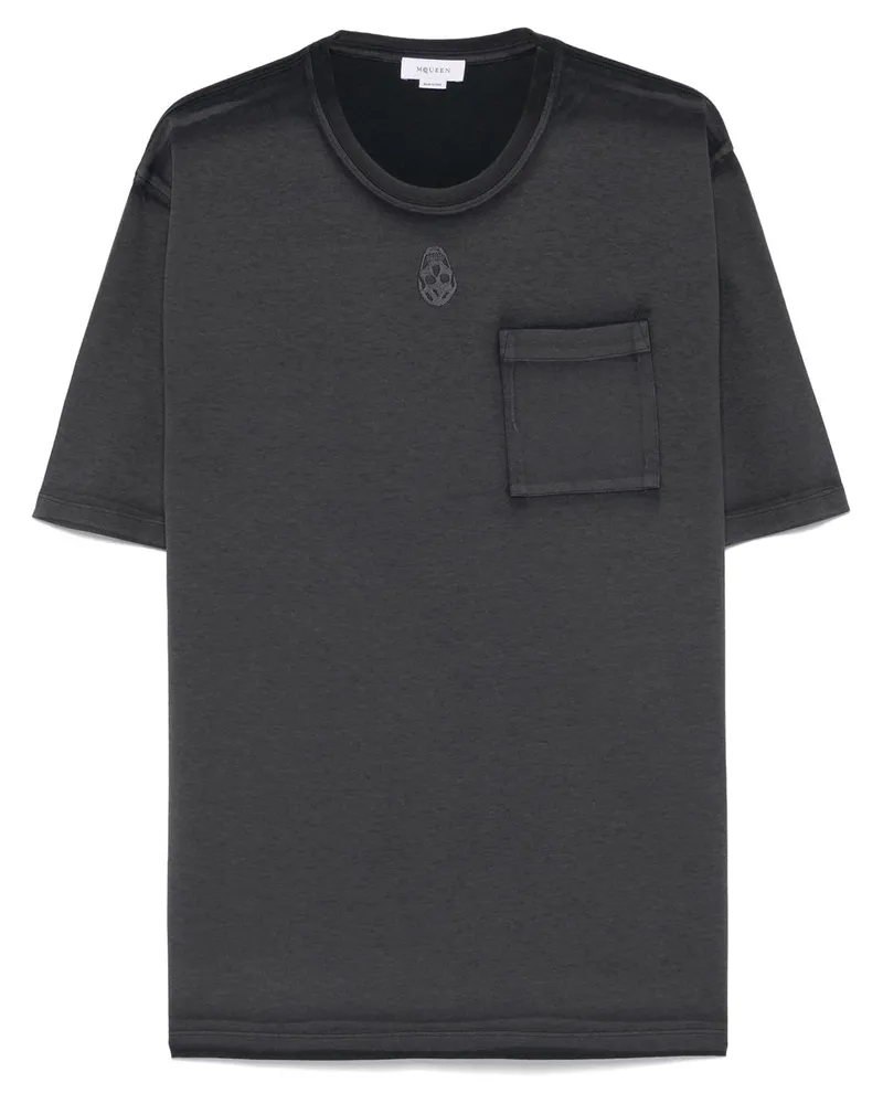 Alexander McQueen Skull T-Shirt - Schwarz Schwarz