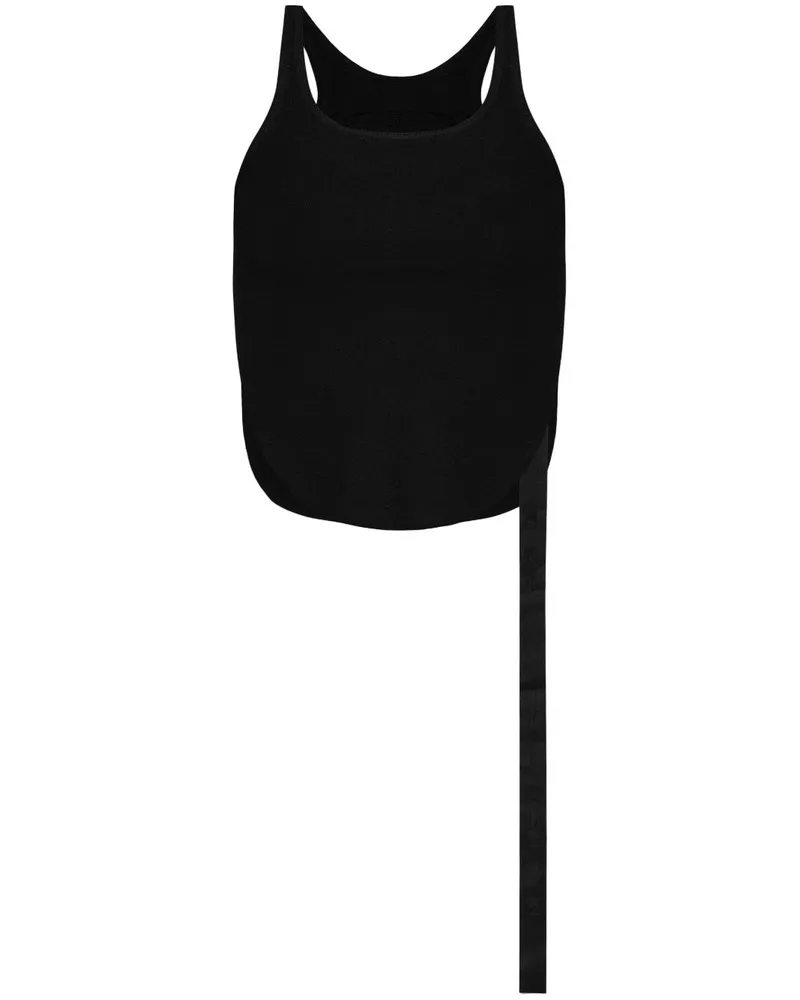 DRKSHDW by Rick Owens Asymmetrisches Cropped-Top - Schwarz Schwarz